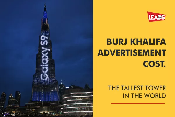 burj khalifa advertisement cost 